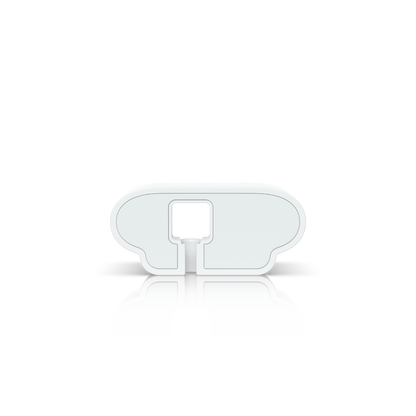 Underside view of the Ubiquiti UACC-UK-Ultra-TS table stand with shaped base and cable opening