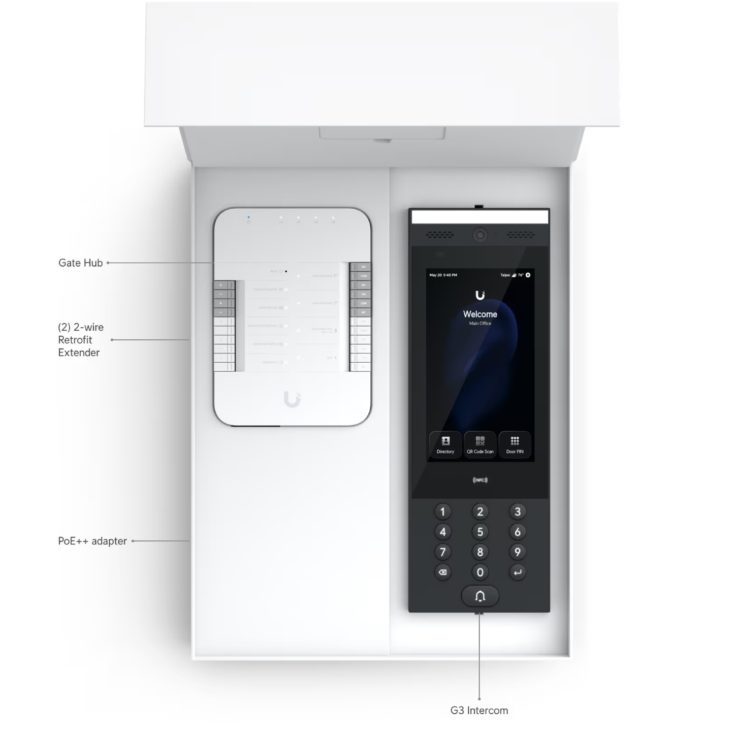 Ubiquiti UA-G3-SK-Gate UniFi G3 Gate Starter Kit