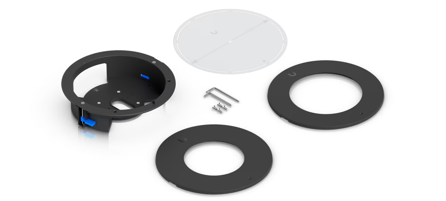 Ubiquiti UACC-G6-Dome-FM UniFi G6 Dome Camera Flush Mount – What’s included in the box