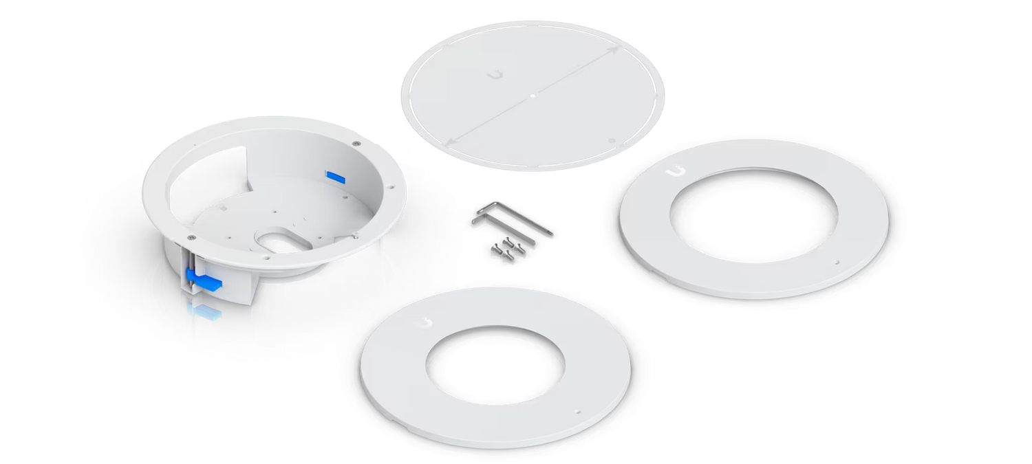 Ubiquiti UACC-G6-Dome-FM UniFi G6 Dome Camera Flush Mount – What’s included in the box