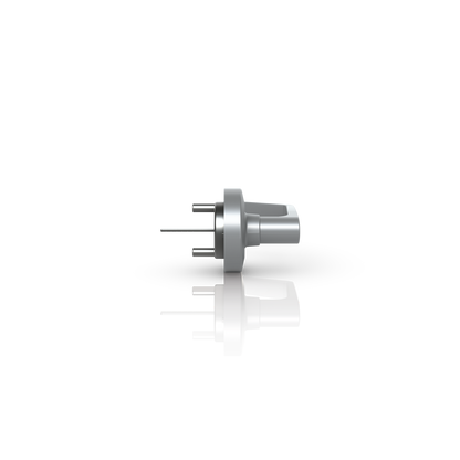 Ubiquiti UACC-PanicBar UniFi Panic Bar lever handle side profile showing the round trim plate, mounting posts and projecting tailpiece.