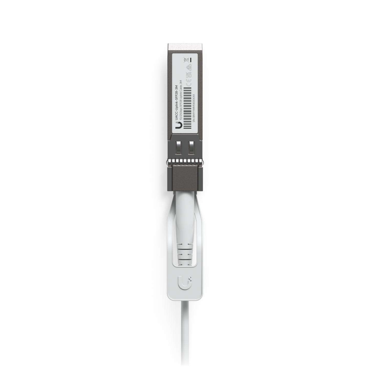 Ubiquiti UACC-Uplink-SFP28 UniFi Uplink Cable 3 m cable connector and release pull tab