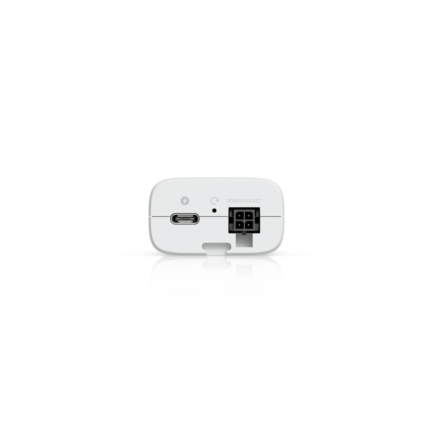 Ubiquiti UDB-IoT Device Bridge IoT underside with USB-C power port, reset button and power socket
