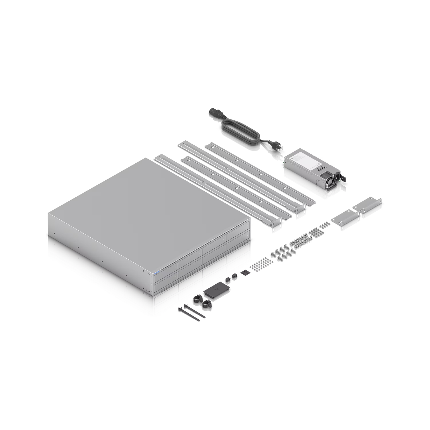 Ubiquiti UNAS-Pro-8 UniFi UNAS Pro 8 Network Attached Storage – What’s included in the box
