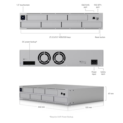 Build features of the Ubiquiti UniFi UNAS Pro