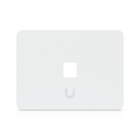 Ubiquiti UACC-WP-Keystone UniFi Universal Paintable Keystone Wall Plate - Horizontal 1-Port