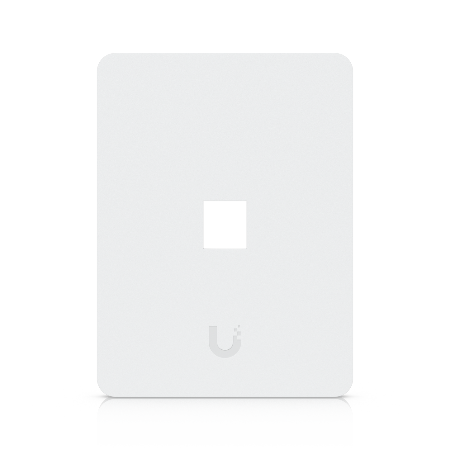 Ubiquiti UACC-WP-Keystone UniFi paintable vertical 1-port wall plate, front view