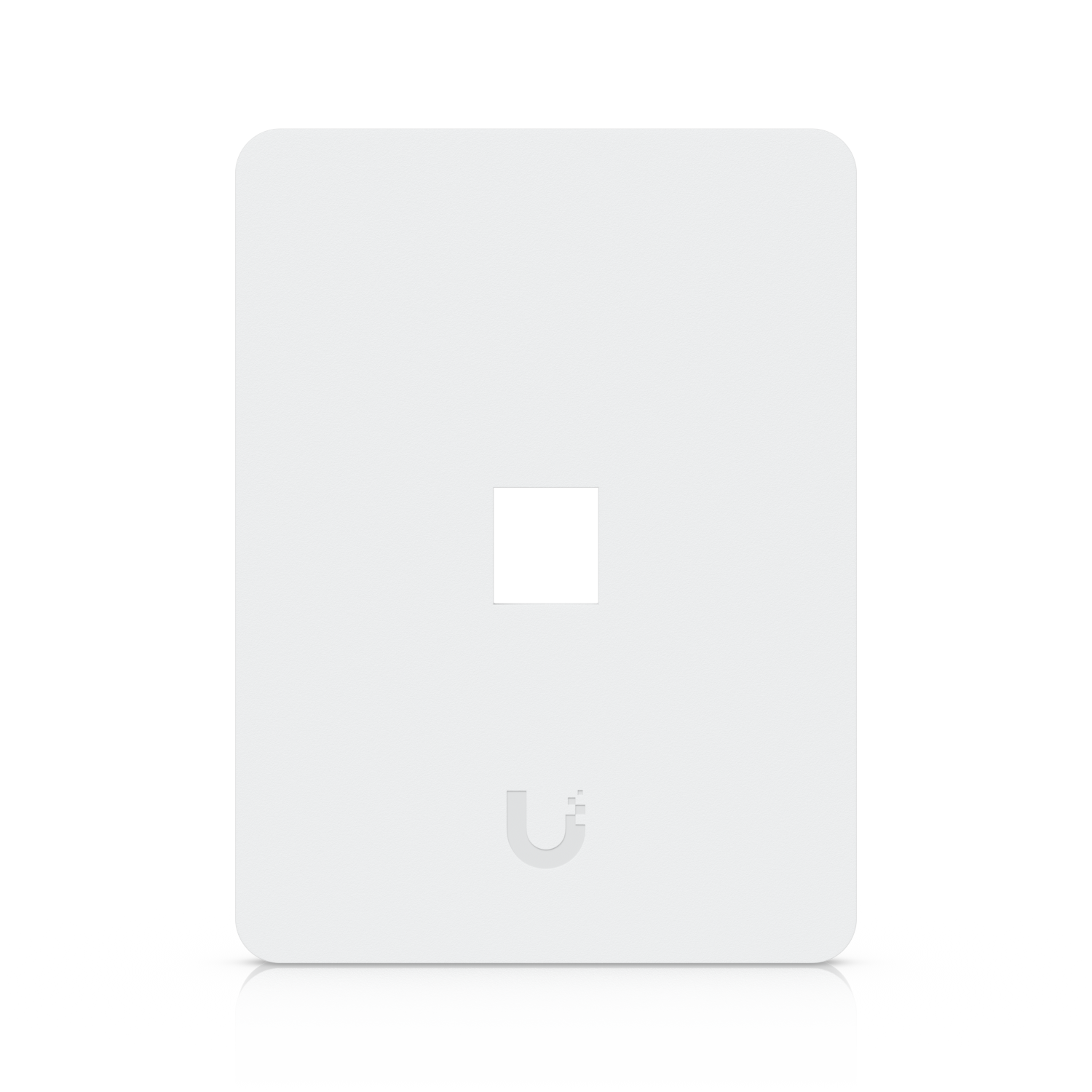Ubiquiti UACC-WP-Keystone UniFi paintable vertical 1-port wall plate, front view