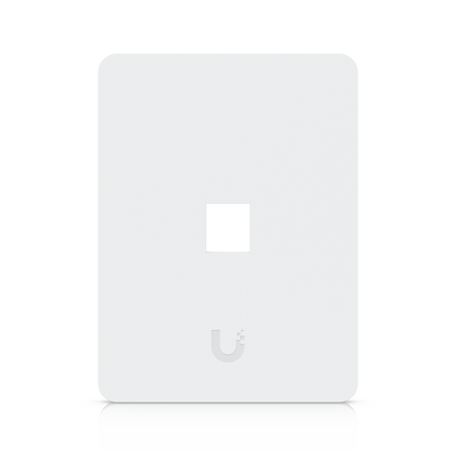 Ubiquiti UACC-WP-Keystone UniFi paintable vertical 1-port wall plate, front view