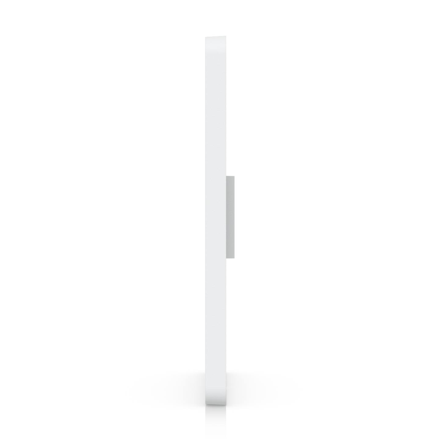 Side profile of Ubiquiti UACC-WP-Keystone vertical wall plate showing its slim design