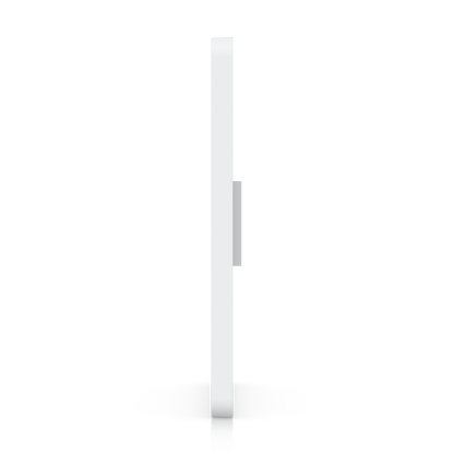 Side profile of Ubiquiti UACC-WP-Keystone vertical wall plate showing its slim design