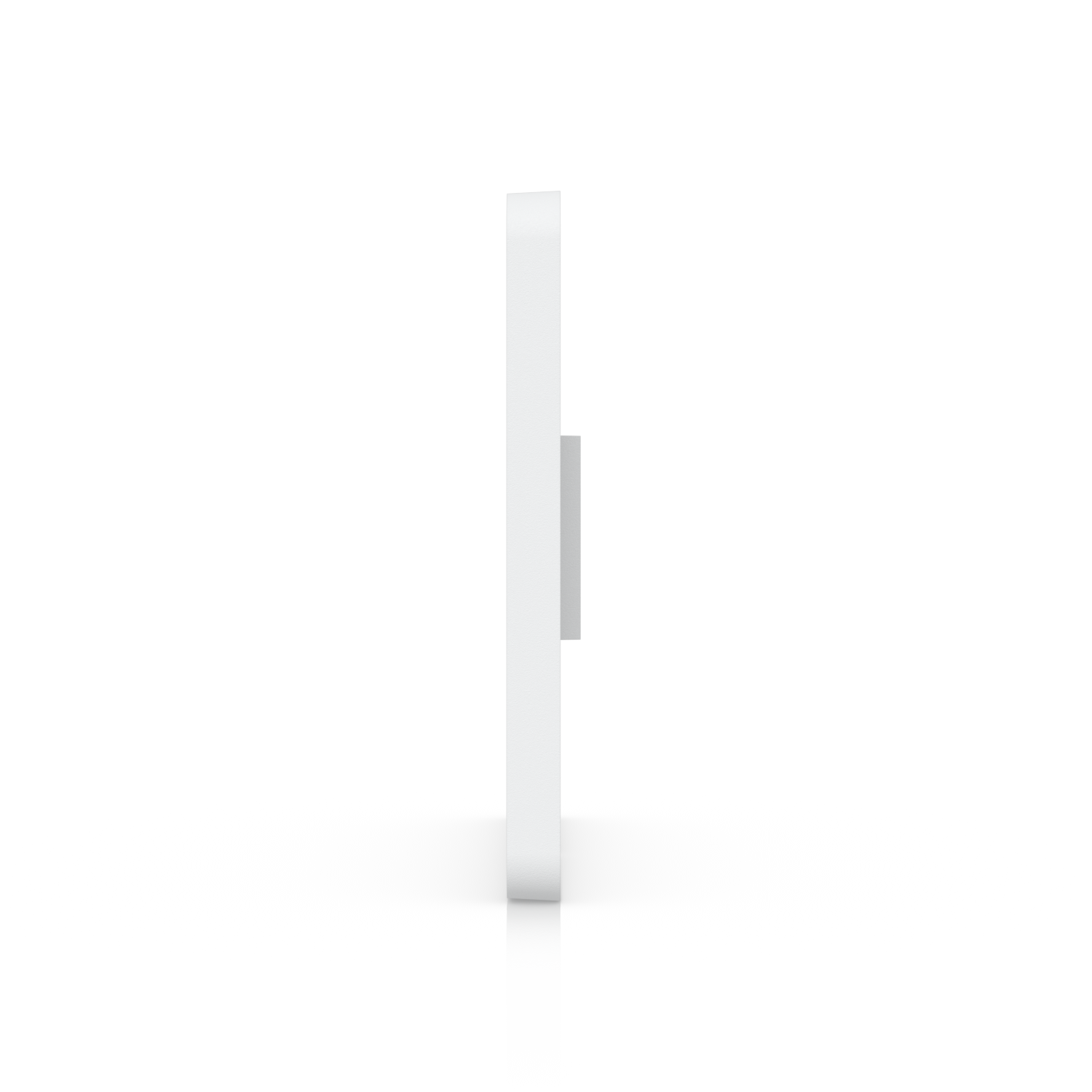 Side profile of the slim Ubiquiti UACC-WP-Keystone UniFi paintable wall plate