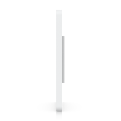 Slim side profile of the Ubiquiti UACC-WP-Keystone vertical 4-port wall plate
