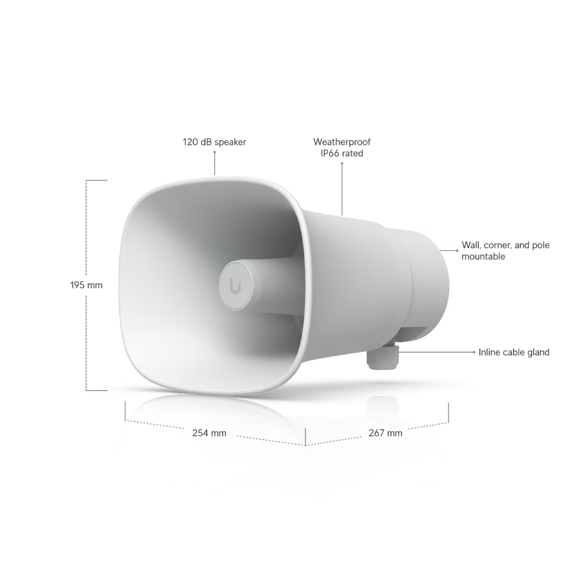 Ubiquiti UP-AI-Horn-Speaker UniFi AI Horn Speaker