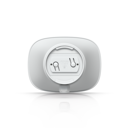 Rear view of the Ubiquiti UP-AI-Horn-Speaker showing mounting plate and cable gland