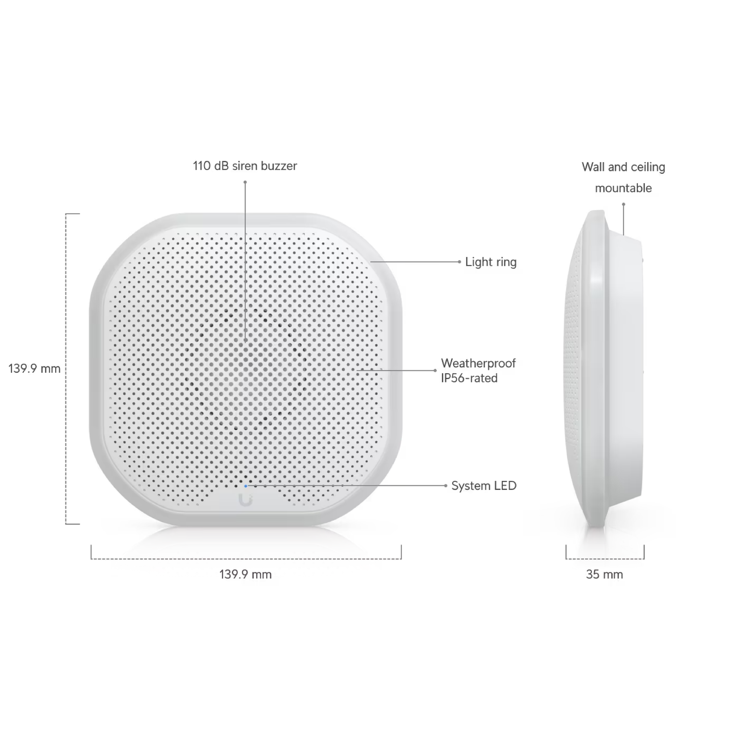 Ubiquiti UP-Siren-PoE UniFi Siren PoE