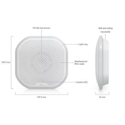 Ubiquiti UP-Siren-PoE UniFi Siren PoE