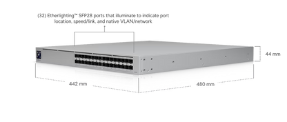 Ubiquiti USW-Pro-XG-Aggregation UniFi Pro XG Aggregation 32-port Layer 3 Switch