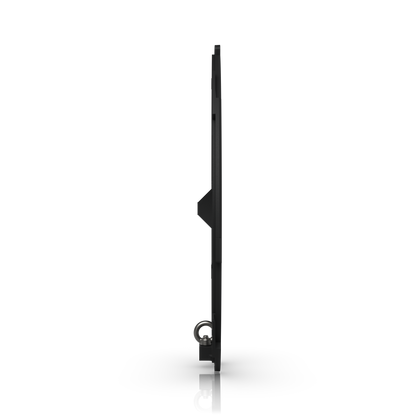 Side profile of the slim mounting plate for Ubiquiti UniFi AI Multi Sensor 4 Black with safety eyelets