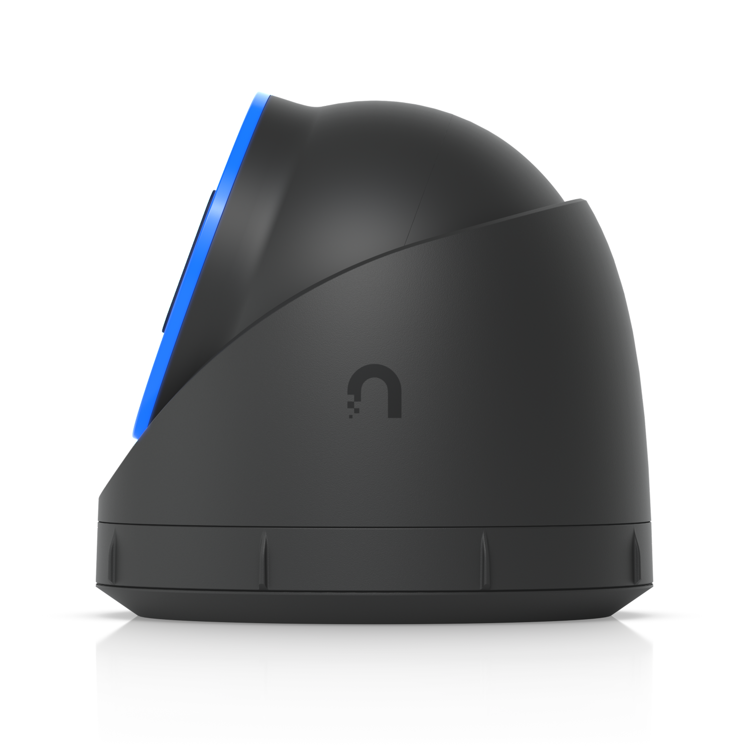 Side profile view of the Ubiquiti UniFi UVC-AI-Turret Camera in Black