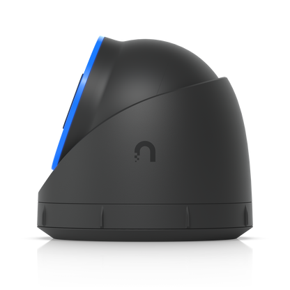 Side profile view of the Ubiquiti UniFi UVC-AI-Turret Camera in Black