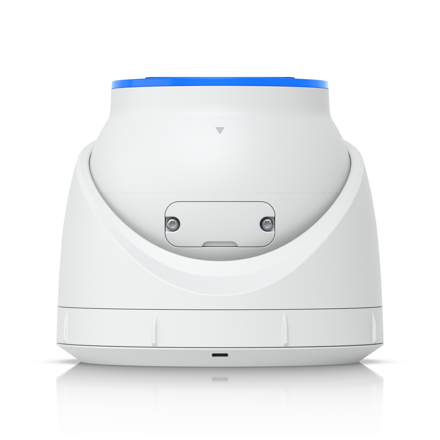 Top profile view of the Ubiquiti UniFi UVC-AI-Turret Camera in White