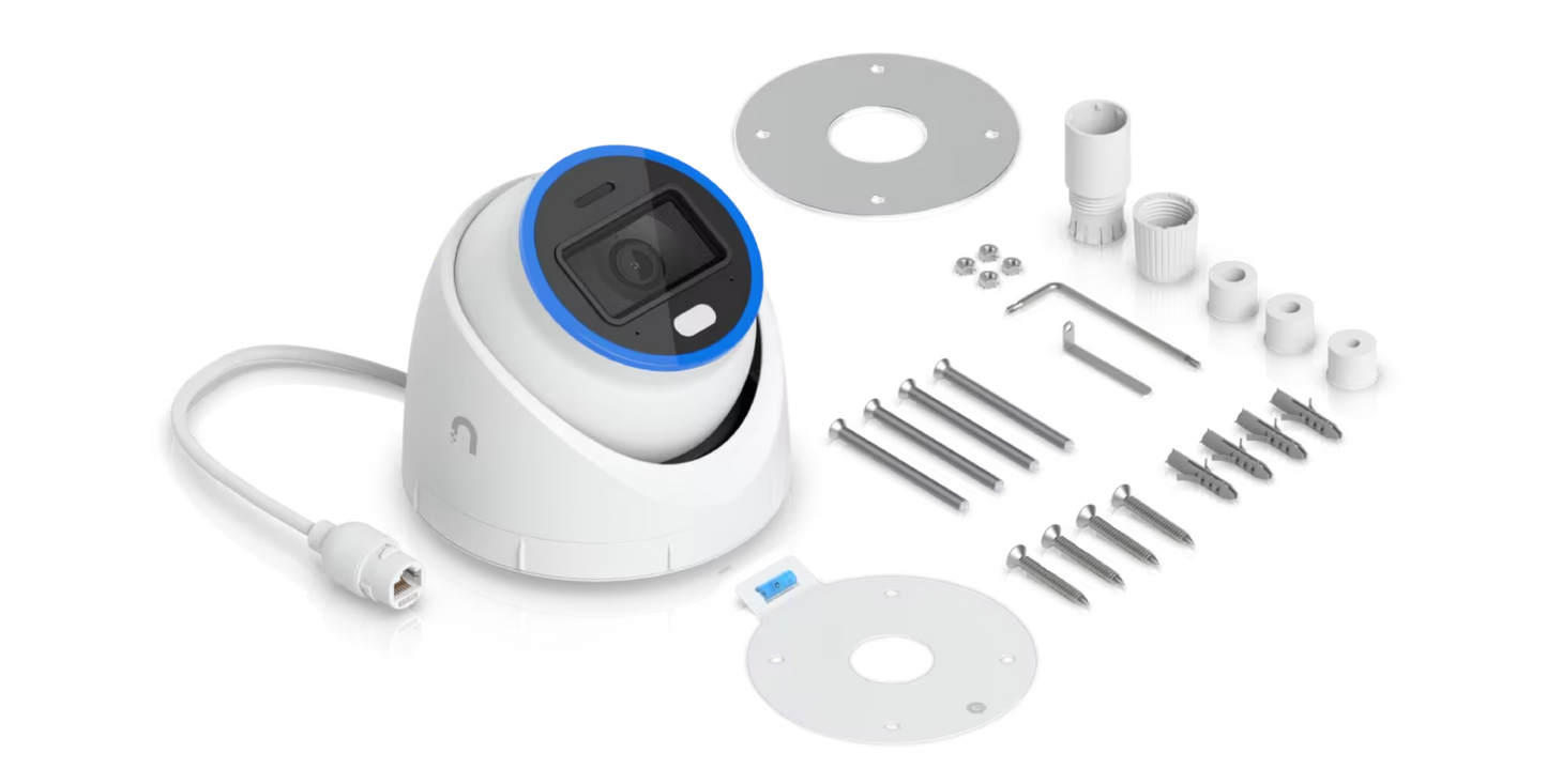 What is in the box of the Ubiquiti UniFi UVC-AI-Turret Camera