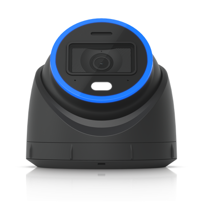 Front view of the Ubiquiti UniFi UVC-AI-Turret Camera in Black