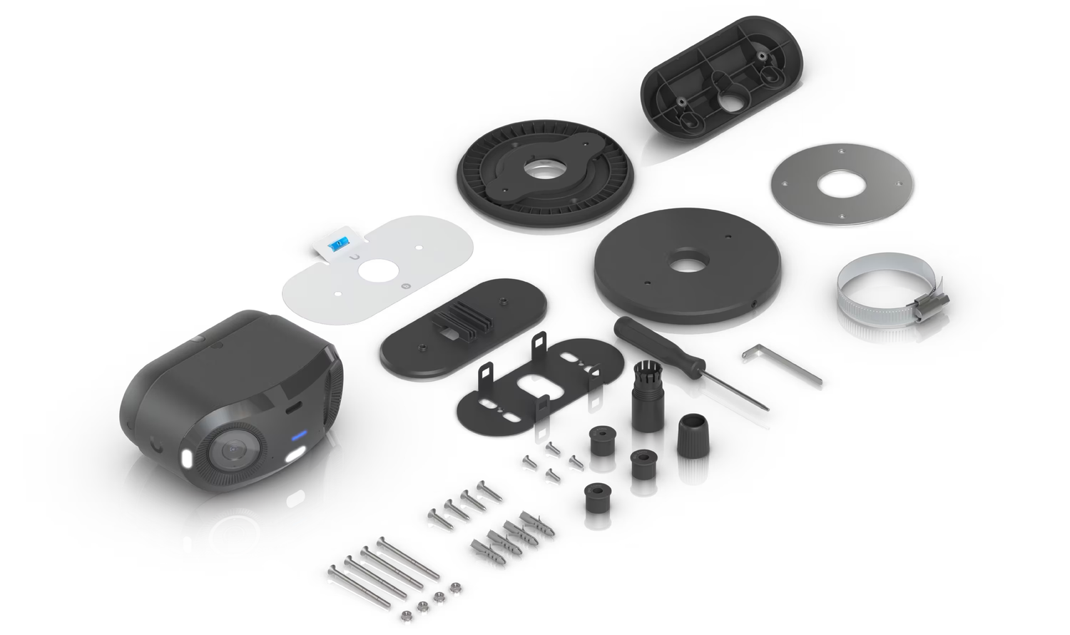 Ubiquiti UVC-G6-180 UniFi G6 180 16MP 20 FPS PoE+ Camera – What’s included in the box