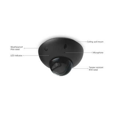 Ubiquiti UVC-G6-Dome UniFi G6 Dome 4K PoE Camera