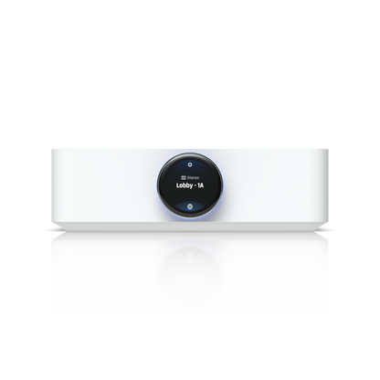 Front view of the Ubiquiti UPL-Amp UniFi PowerAmp in White