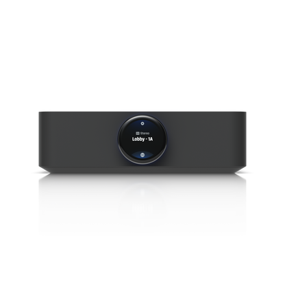 Front view of the Ubiquiti UPL-Amp UniFi PowerAmp in Black