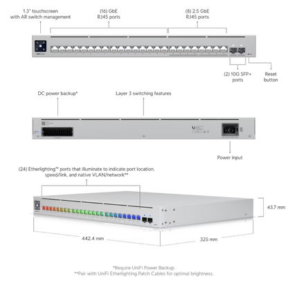 Ubiquiti USW-Pro-Max-24 UniFi Pro Max 24 Switch