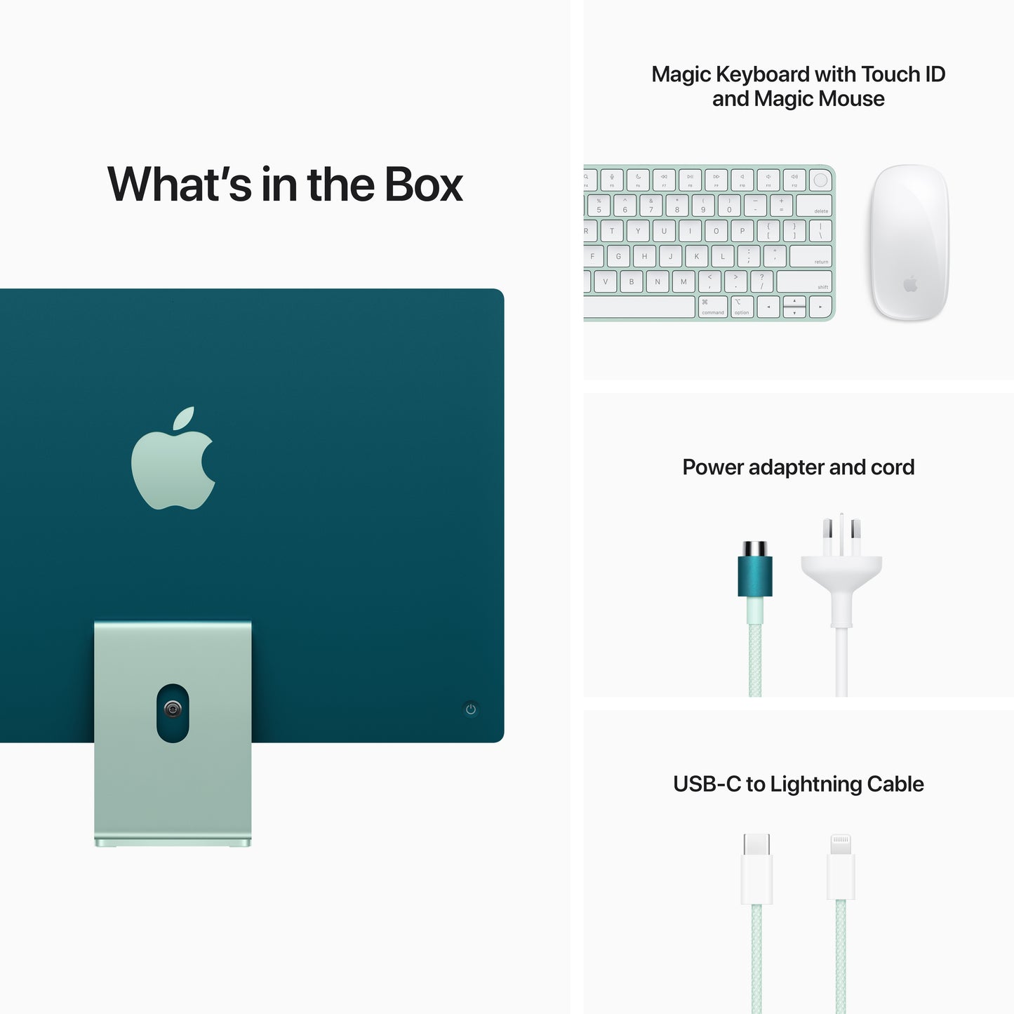 Apple iMac 24-inch | M1 | 8-core CPU | 8-core GPU | Green