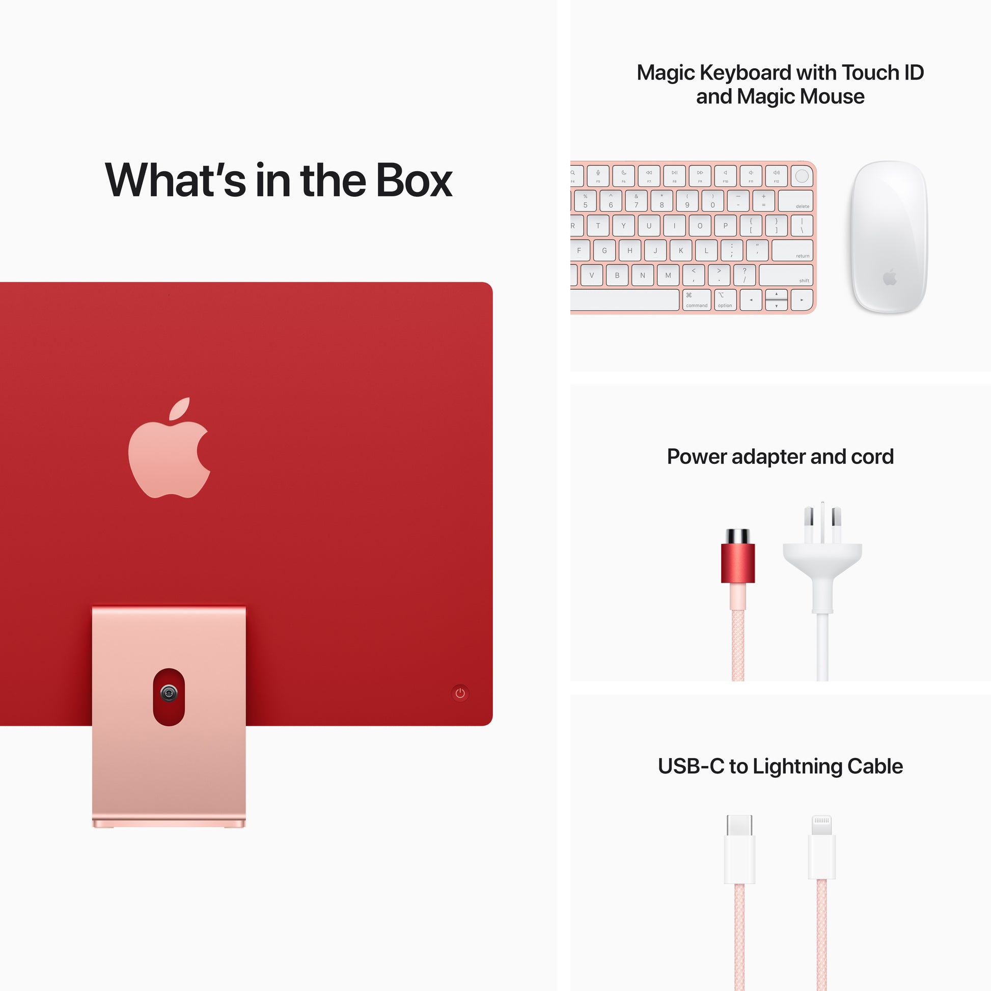 Apple iMac 24-inch | M1 | 8-core CPU | 8-core GPU | Pink